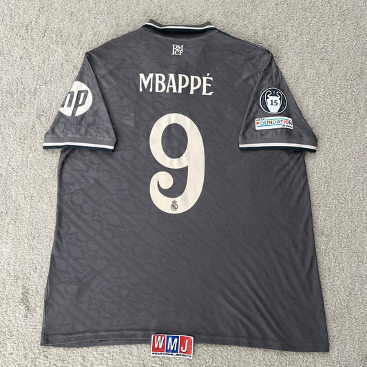Real Madrid 2024/2025 third PLAYER VERSION x Kylian Mbappé #9 (XXL)
