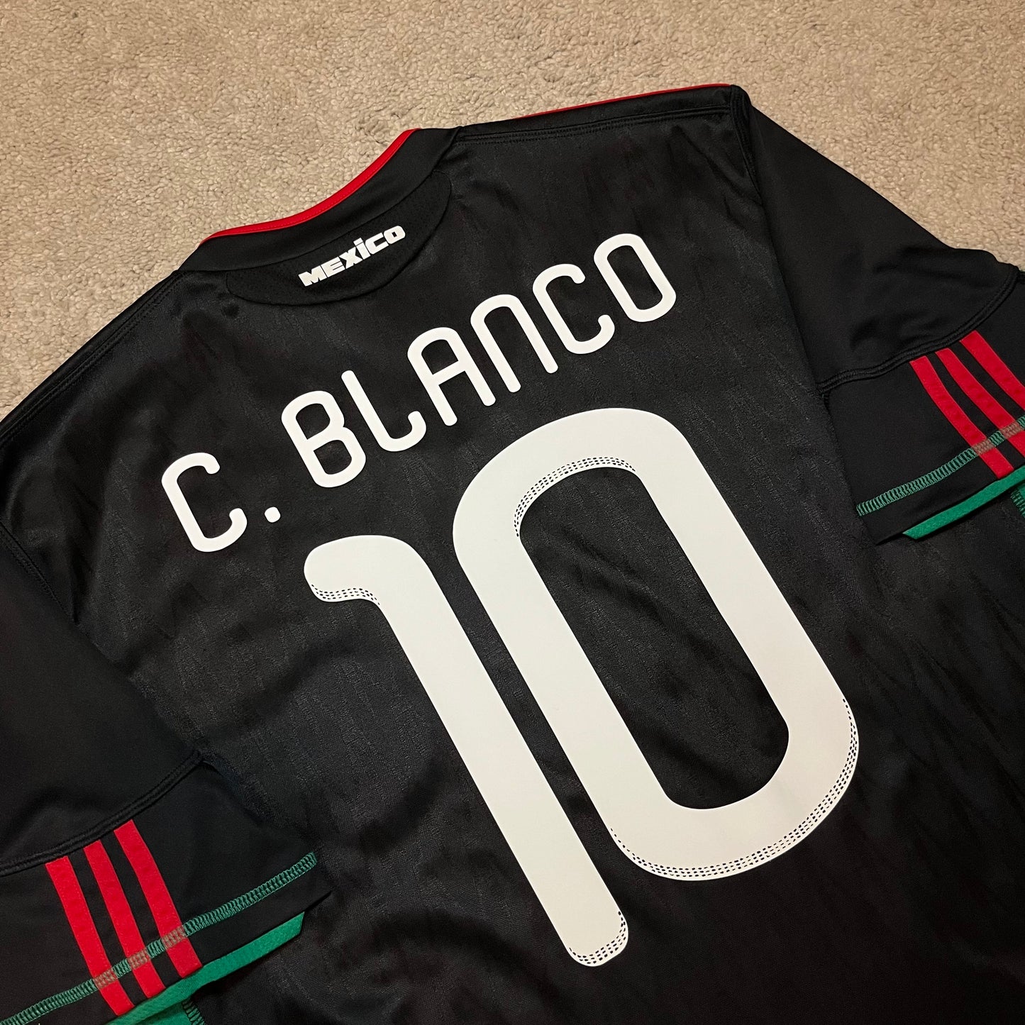 Mexico 2010 World Cup away x Cuauhtémoc Blanco #10 (L)