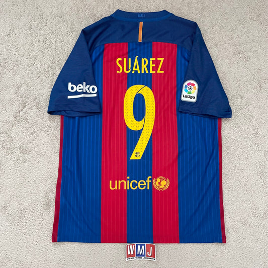 Barcelona 2016/17 home x Luis Suarez #9 (L)
