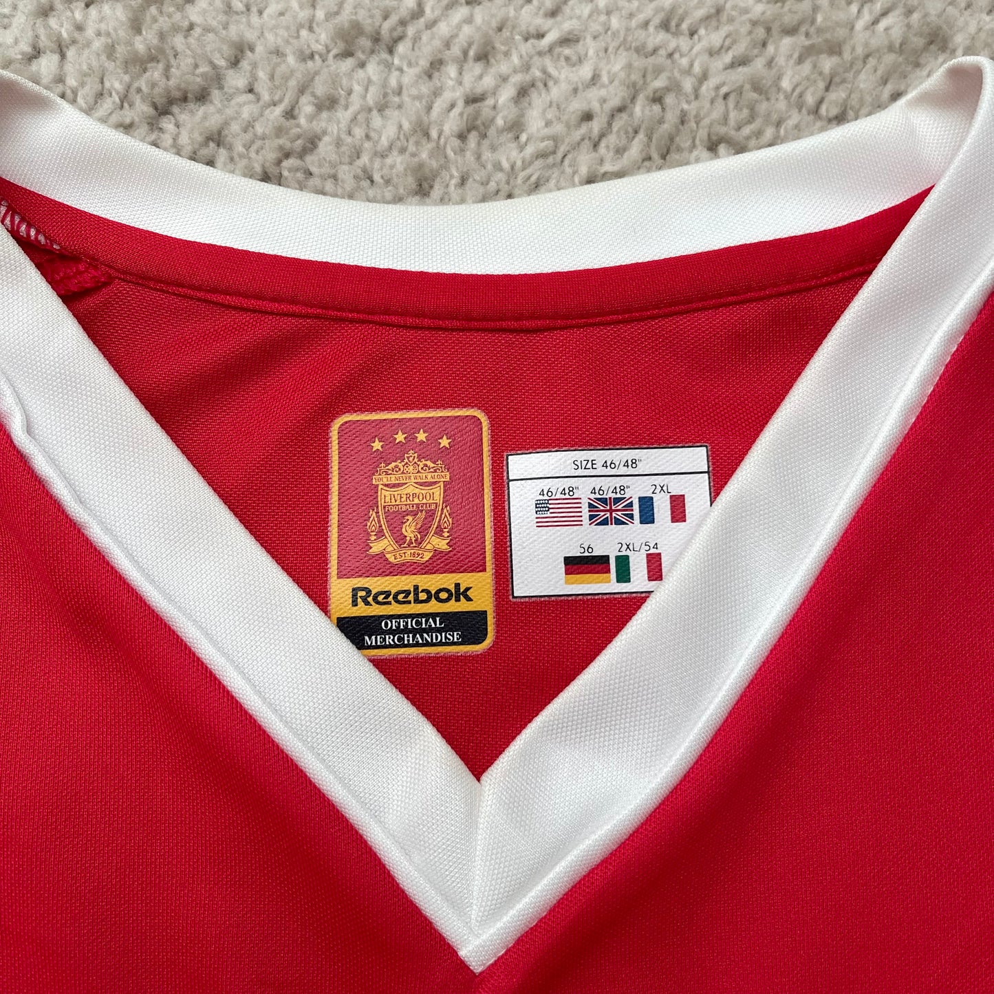 Liverpool 2002/03 Cup home x Steven Gerrard #17 (XXL)