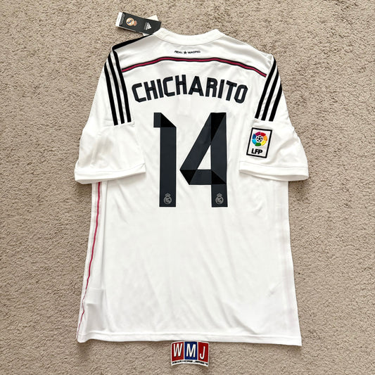 Real Madrid 2014/15 home x Chicharito Hernandez #14 (L) *BRAND NEW WITH TAGS
