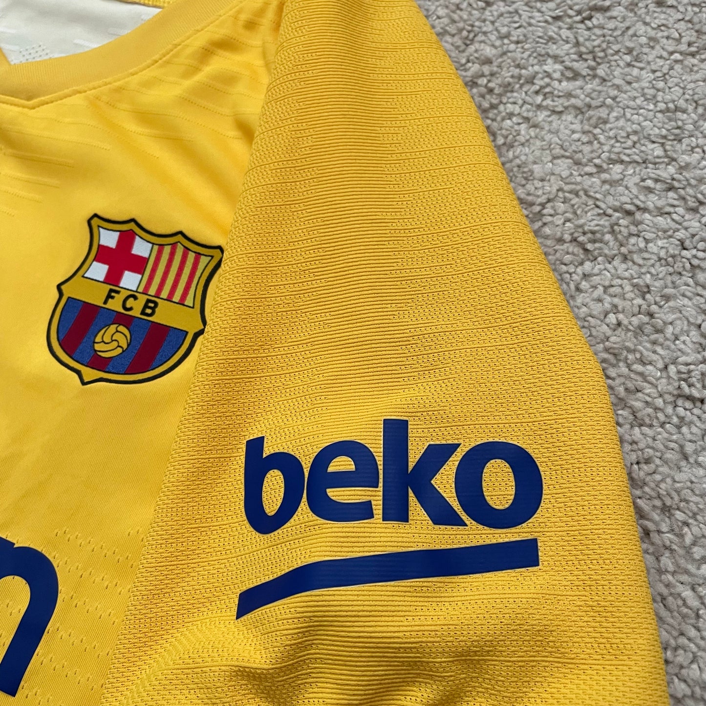 Barcelona 2019/20 away PLAYER VERSION x Messi #10 (XL)