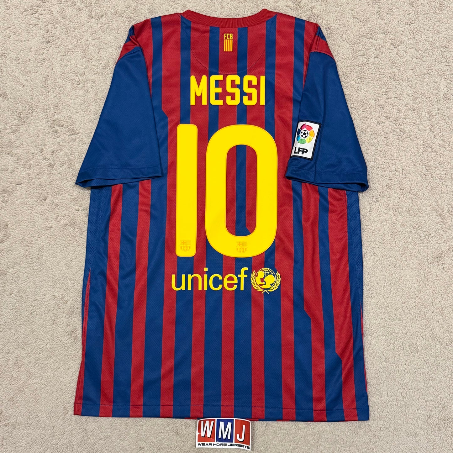Barcelona 2011/12 home x Messi #10 (M)