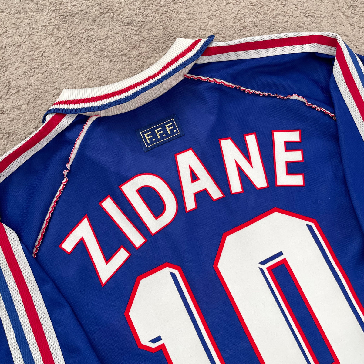 France 1998 World Cup home x Zinedine Zidane #10 (XL)