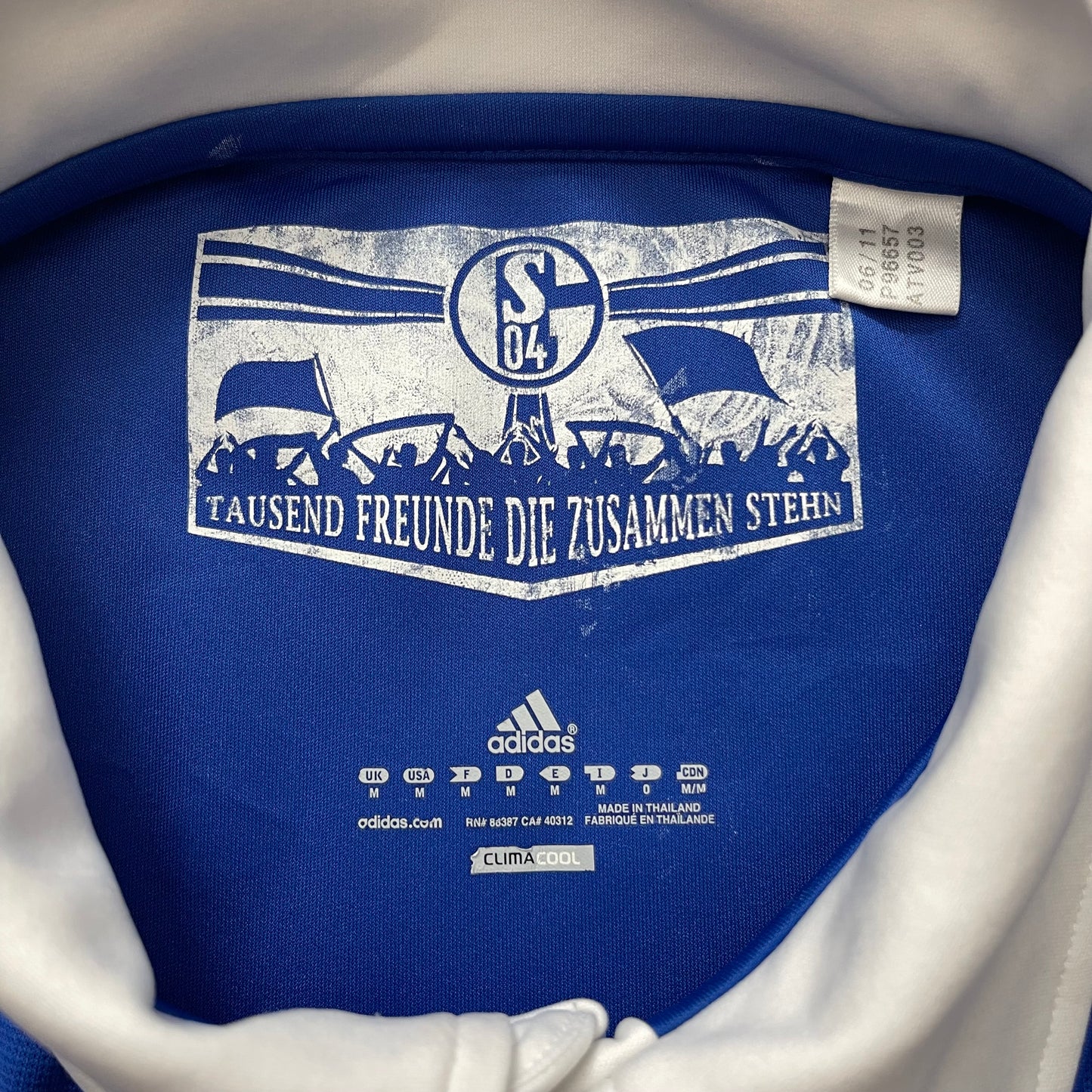 Schalke 04 home 2010/11 x Raul Gonzalez Blanco #7 (M)