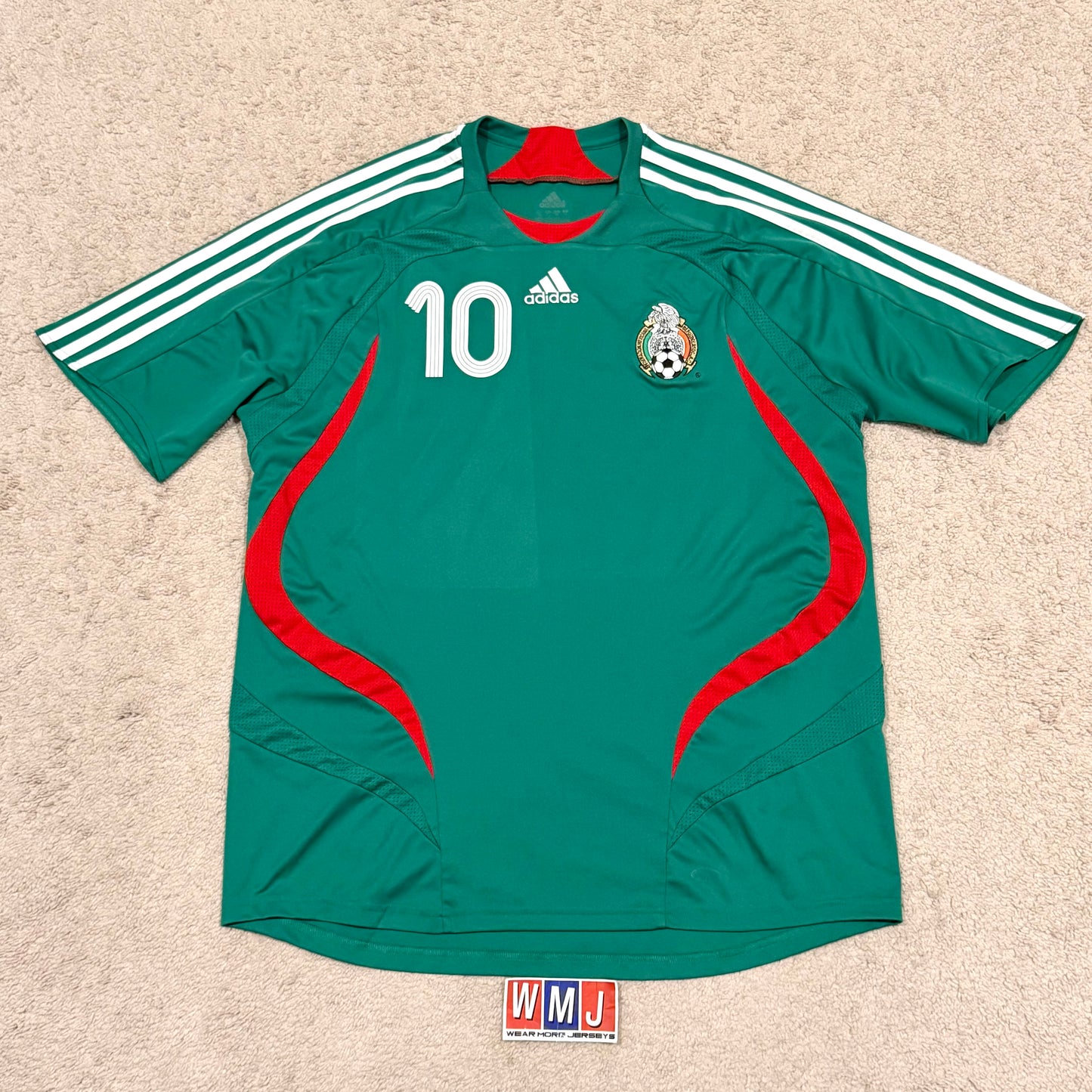 Mexico 2007/08 home x Cuauhtémoc Blanco #10 (XL)