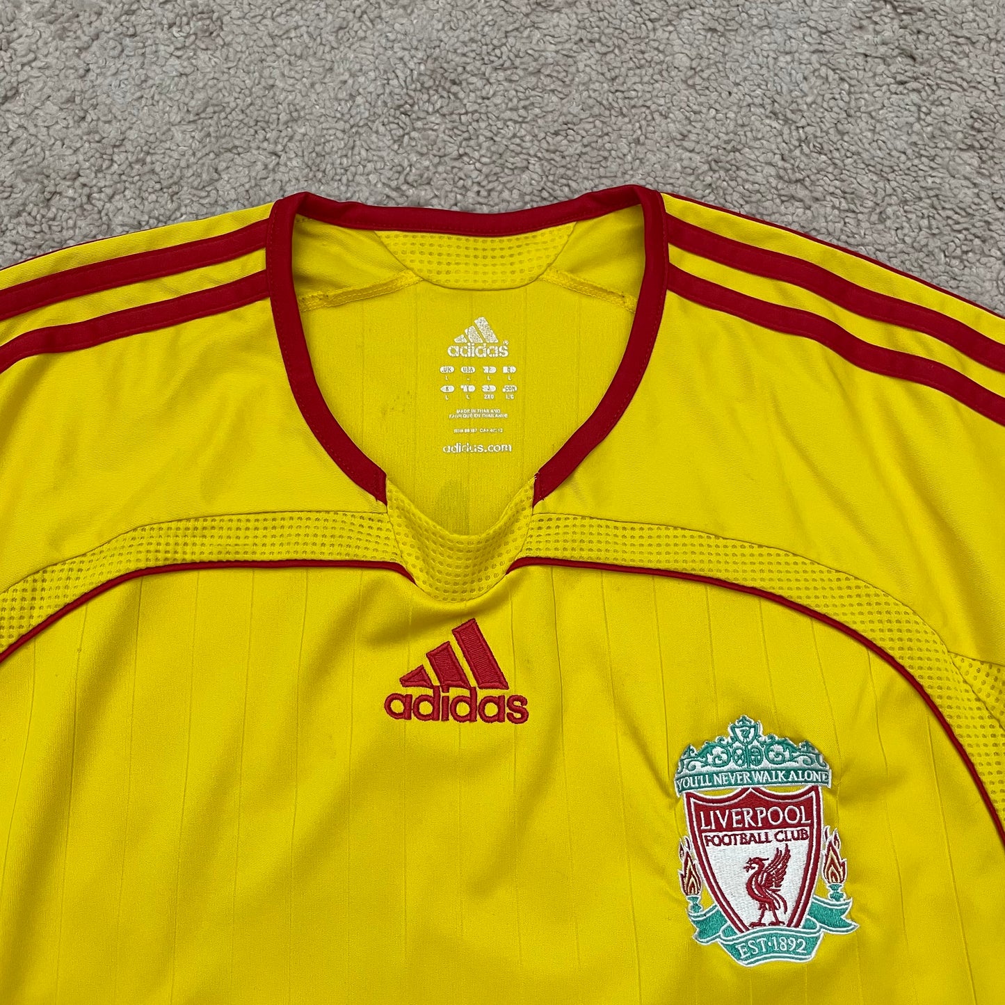 Liverpool 2006/07 away x Xabi Alonso #14 (L)