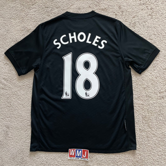 Manchester United 2009/10 away x Paul Scholes #18 (M)