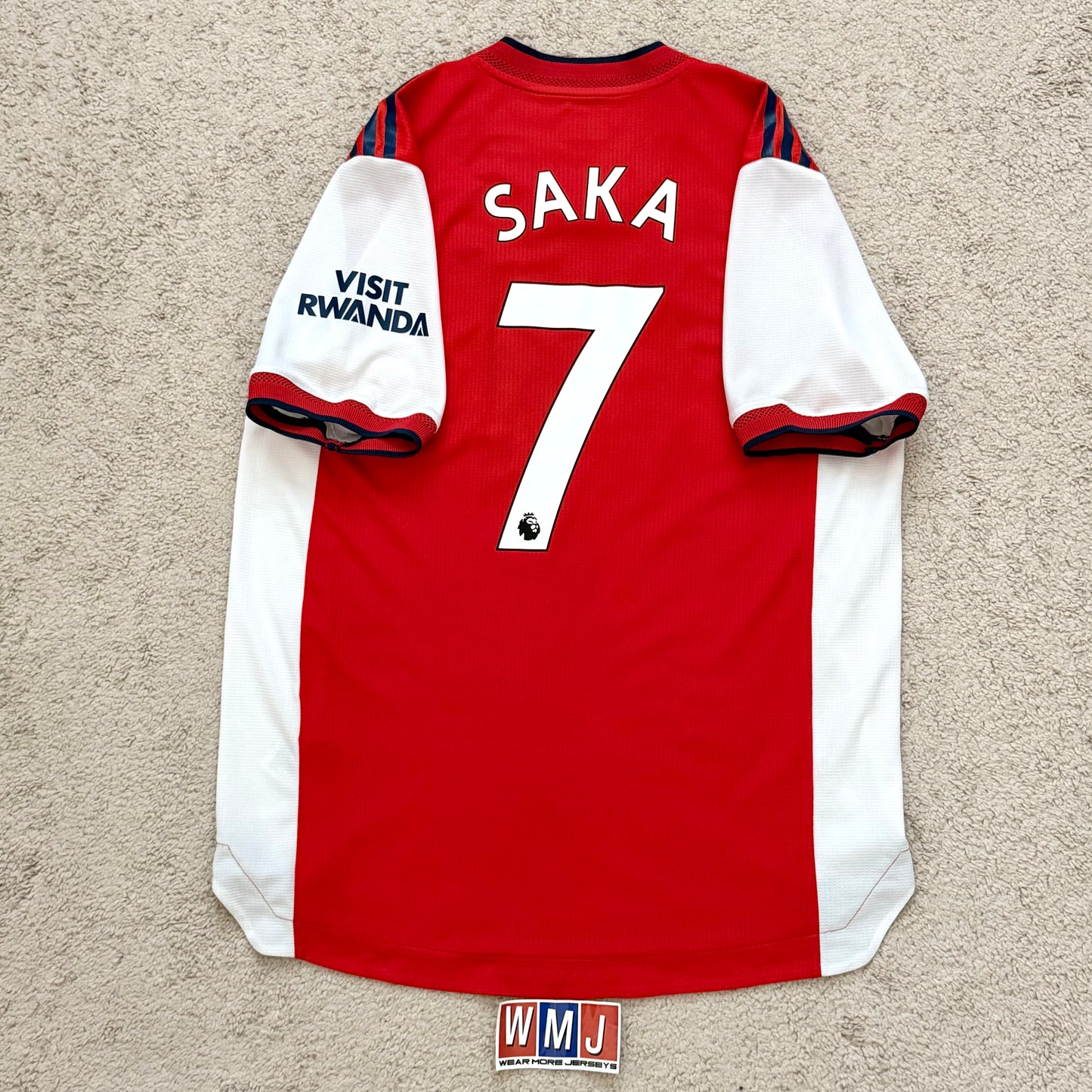 Arsenal 2021/22 home PLAYER VERSION x Bukayo Saka #7 (L)