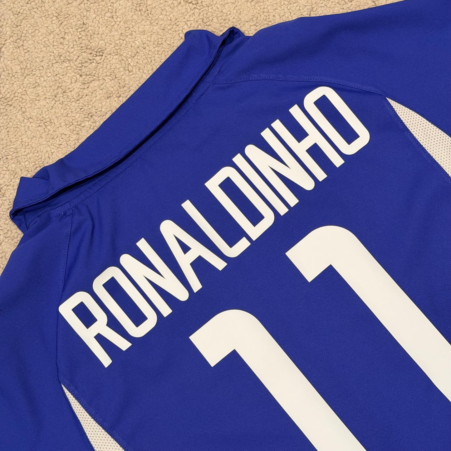 Brazil 2002 World Cup away x Ronaldinho #11 (M)