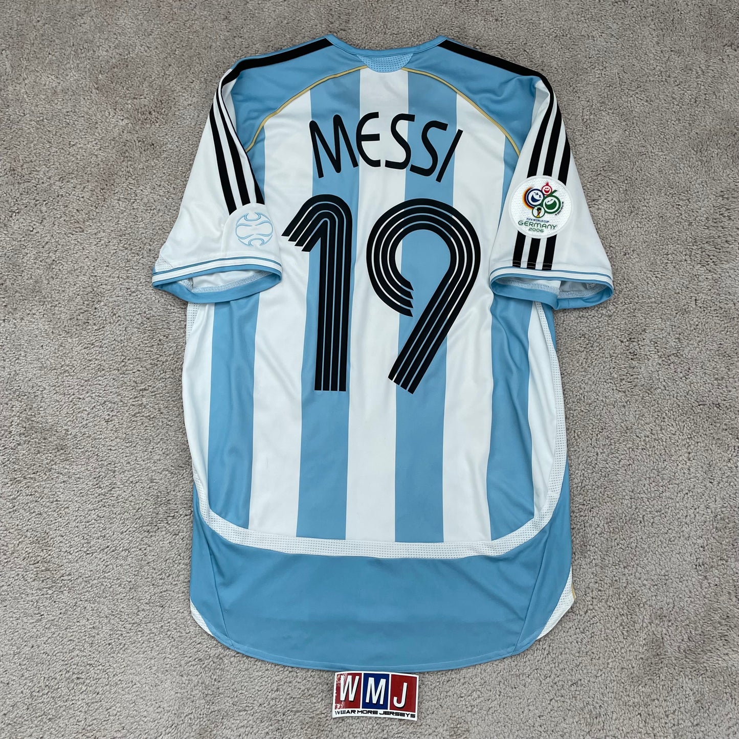 Argentina 2006 World Cup home x Messi #19 (M)