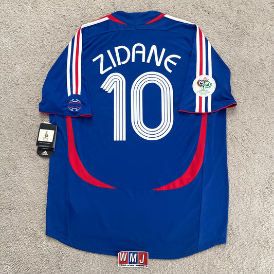 France 2006 World Cup home x Zinedine Zidane #10 (XL) *BRAND NEW WITH TAGS