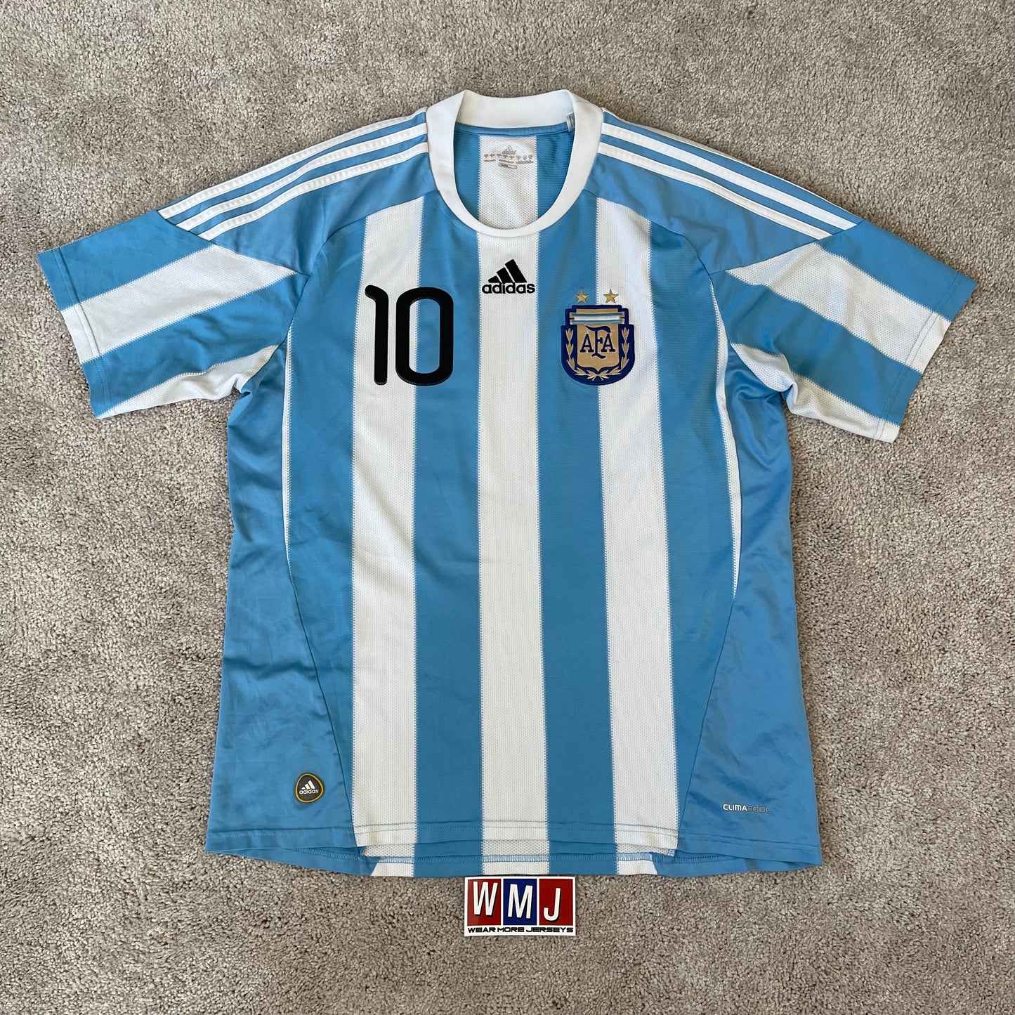 Argentina 2010 World Cup home x Messi #10 (L)