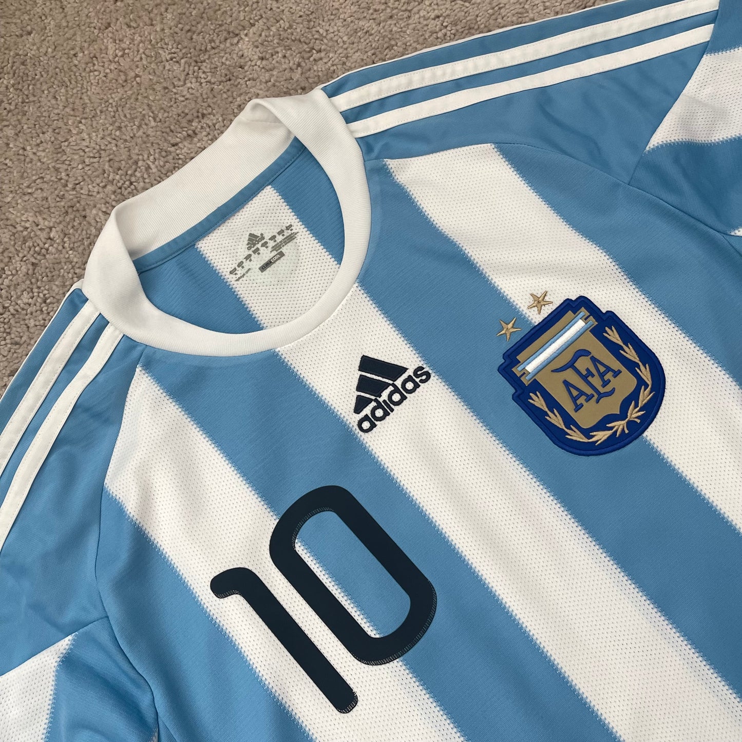 Argentina 2010 World Cup home x Messi #10 (M)