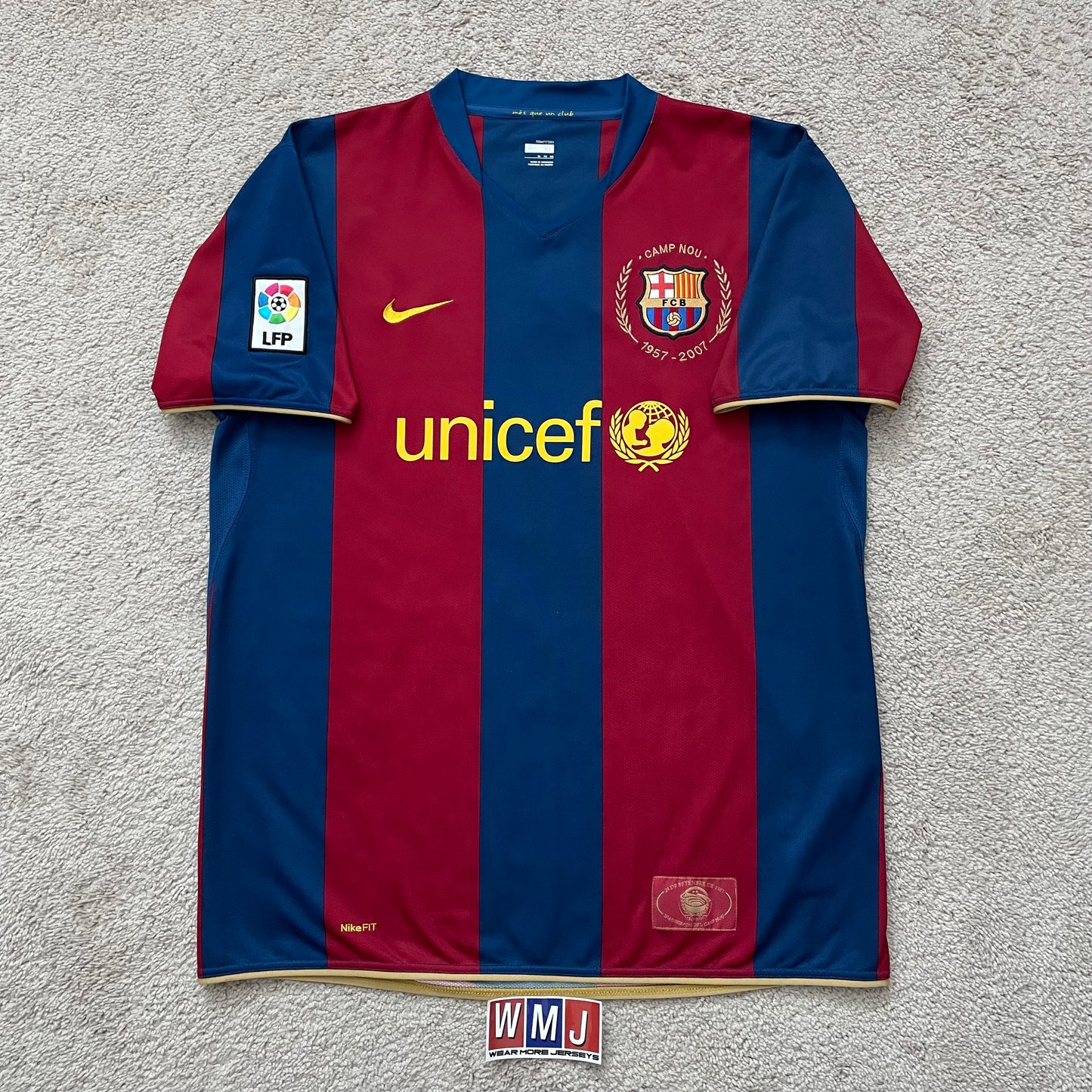 Barcelona 2007/08 home x Ronaldinho #10 (XL)