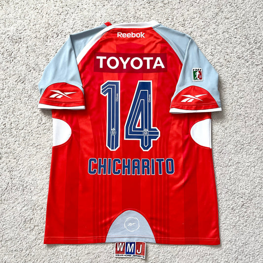 Chivas de Guadalajara 2009/10 away x Chicharito Hernandez #14 (L)
