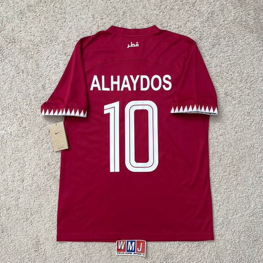 Qatar 2022 World Cup home x Hassan Al-Haydos #10 (M) *BRAND NEW WITH TAGS