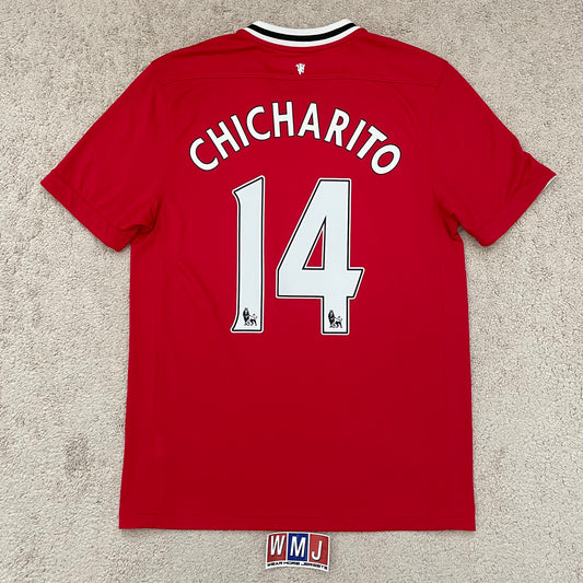 Manchester United 2011/12 home x Chicharito Hernandez #14 (L)