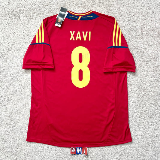 Spain 2012 EURO home x Xavi #8 (XL) *BRAND NEW WITH TAGS