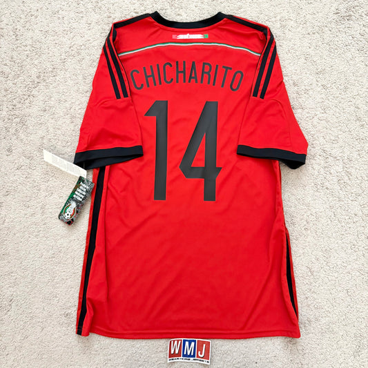 Mexico 2014 World Cup away x Chicharito Hernandez #14 (L) *BRAND NEW WITH TAGS