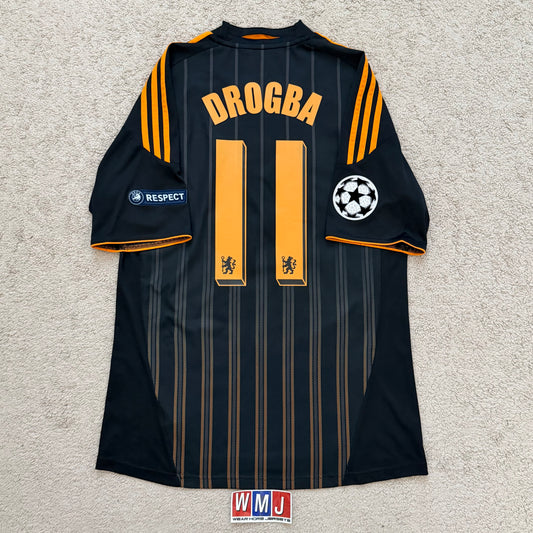 Chelsea 2010/11 away CHAMPIONS LEAGUE x Didier Drogba #11 (M)