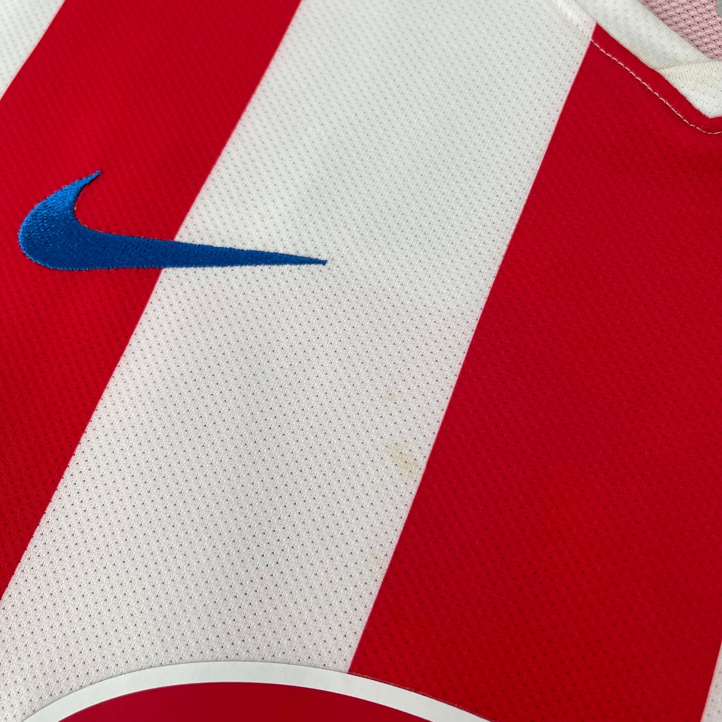 Atletico Madrid 2010/11 home x Sergio 'Kun' Agüero #10 (M)