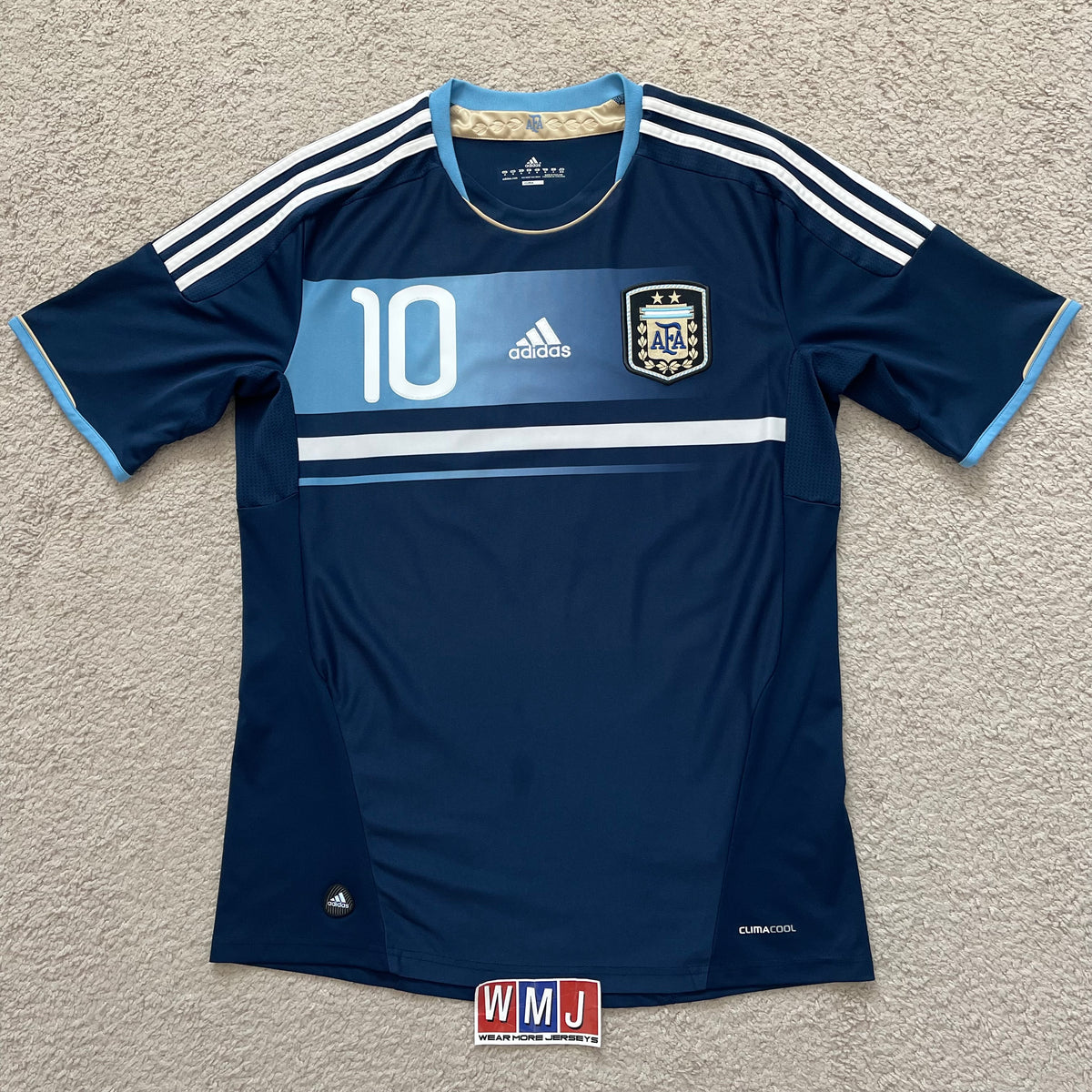 Argentina 2011 Copa America away x Messi #10 (M)