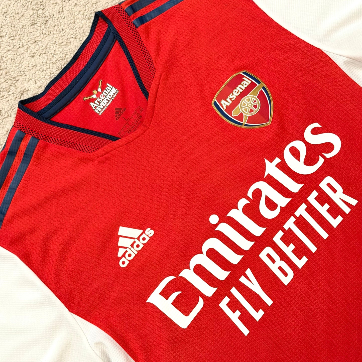 Arsenal 2021/22 home PLAYER VERSION x Bukayo Saka #7 (L)
