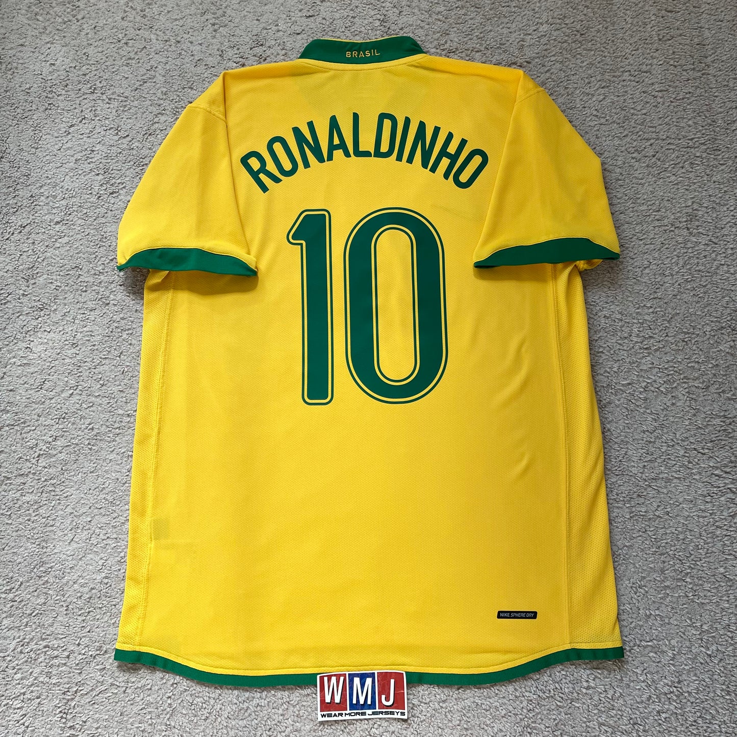 Brazil 2006 World Cup home x Ronaldinho #10 (L)