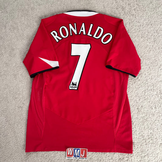 Manchester United 2004/2005/2006 home x Cristiano Ronaldo #7 (M)