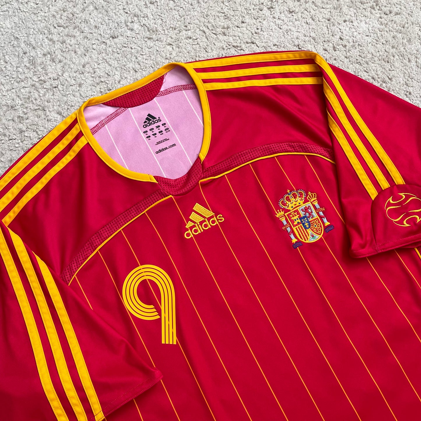Spain 2006 World Cup home x Fernando 'El Niño' Torres #9 (XL)