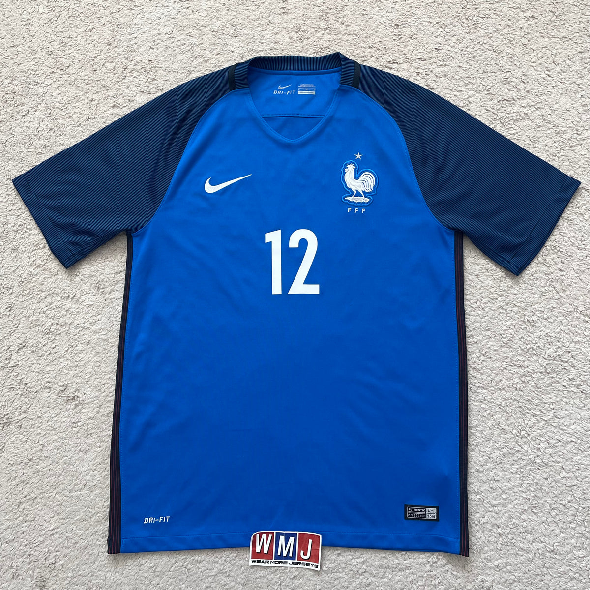 France 2016/17 home x Kylian Mbappé #12 (M)