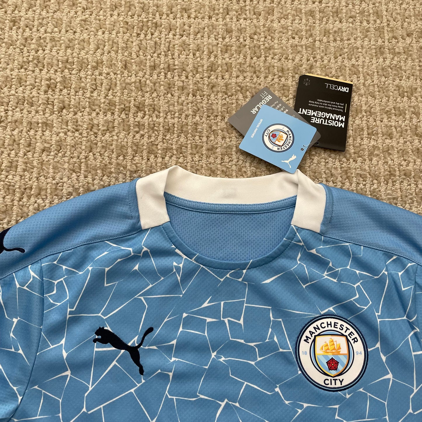 Manchester City 2020/21 home x Sergio 'Kun' Agüero #10 (S) *BRAND NEW WITH TAGS