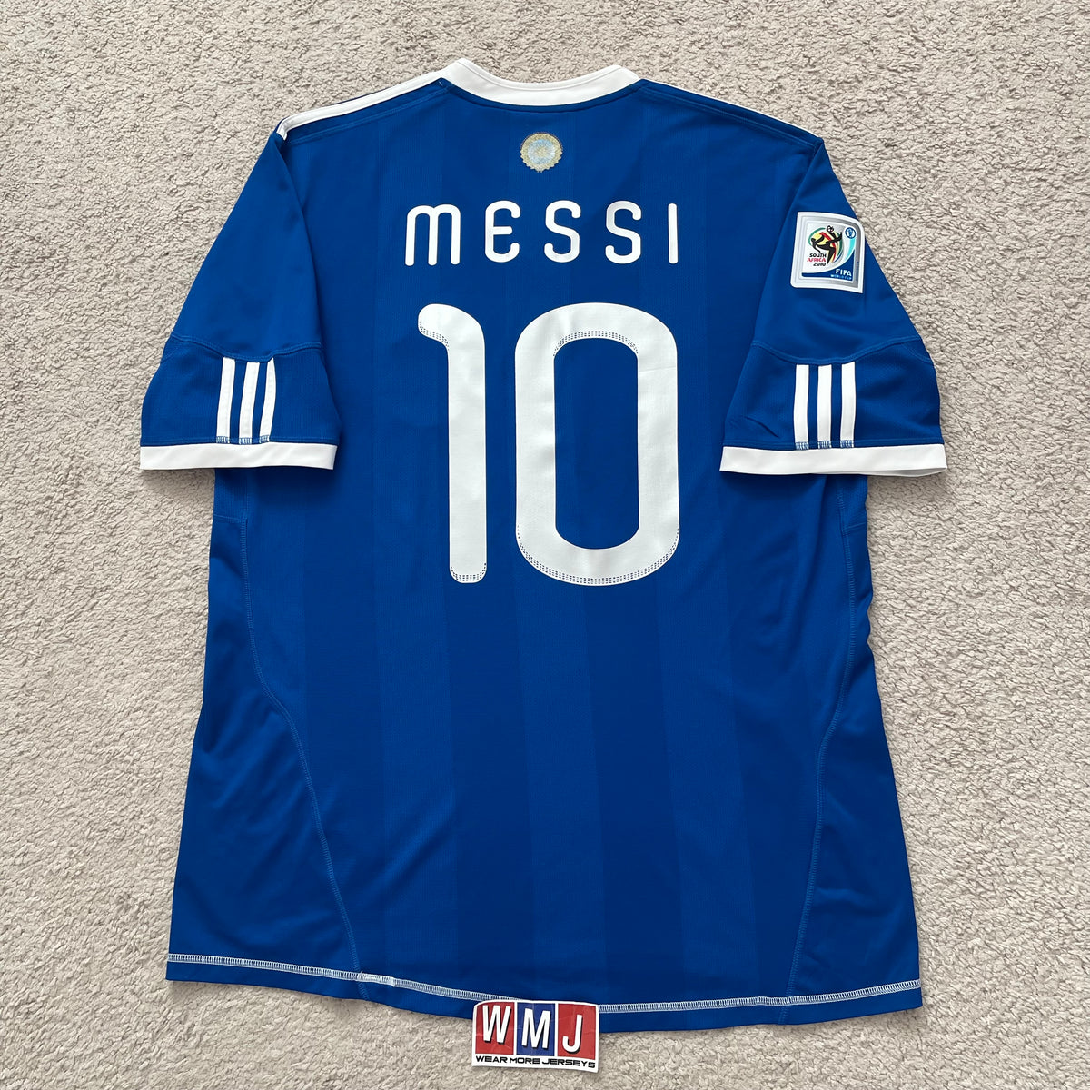 Argentina 2010 World Cup away x Messi #10 (XL)
