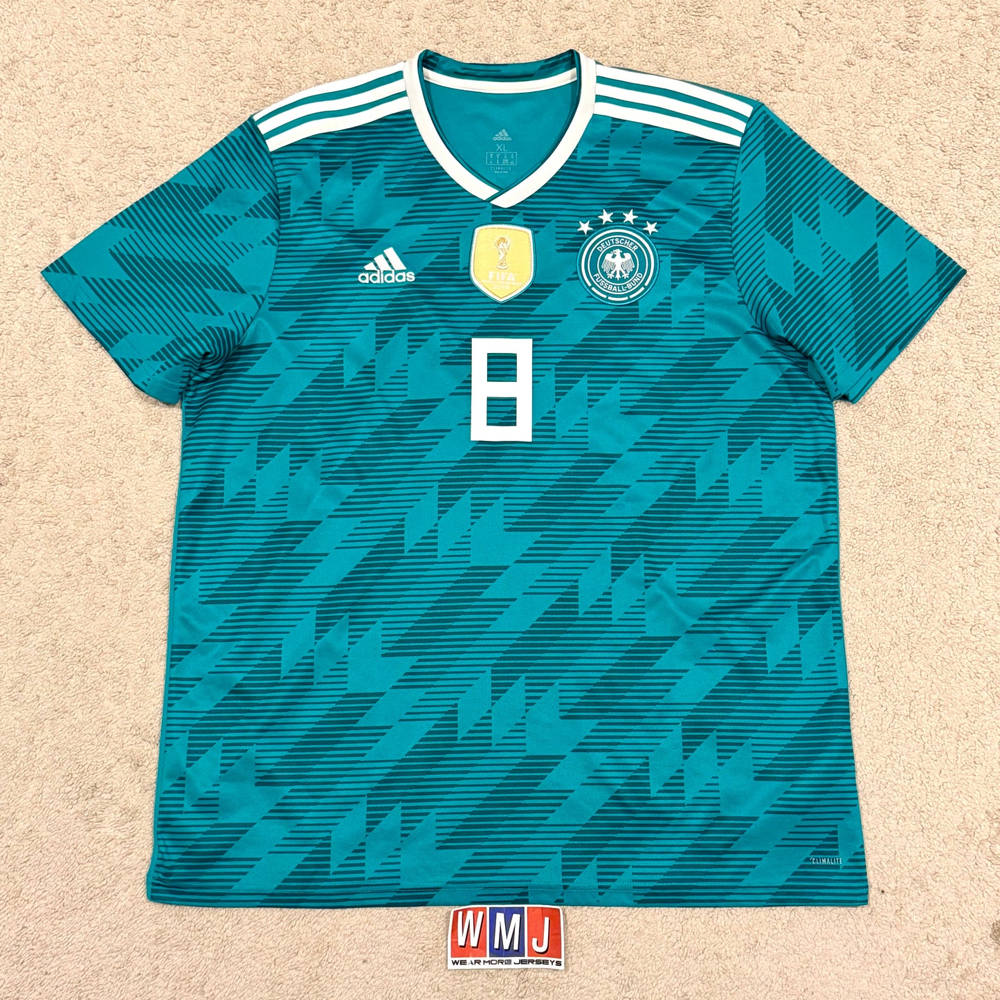 Germany 2018 World Cup away x Toni Kroos #8 (XL)