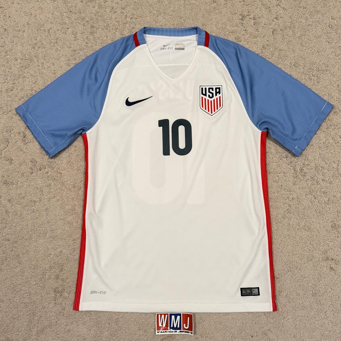 USA 2016/17 home x Christian Pulisic #10 (M)