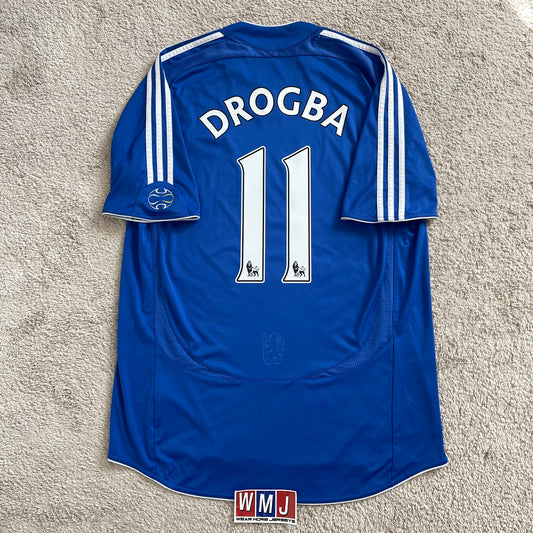 Chelsea 2007/08 home x Didier Drogba #11 (L)