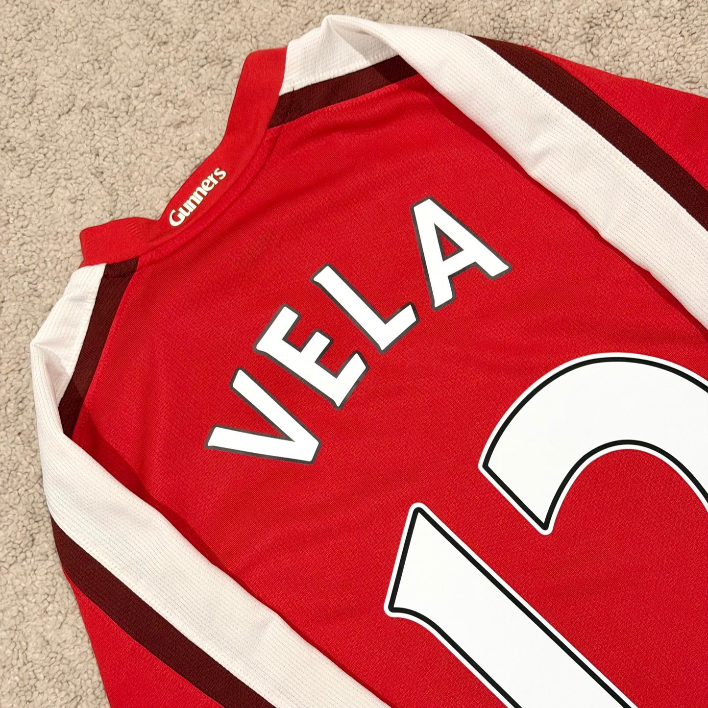 Arsenal 2008/2009/2010 home x Carlos Vela #12 (M)