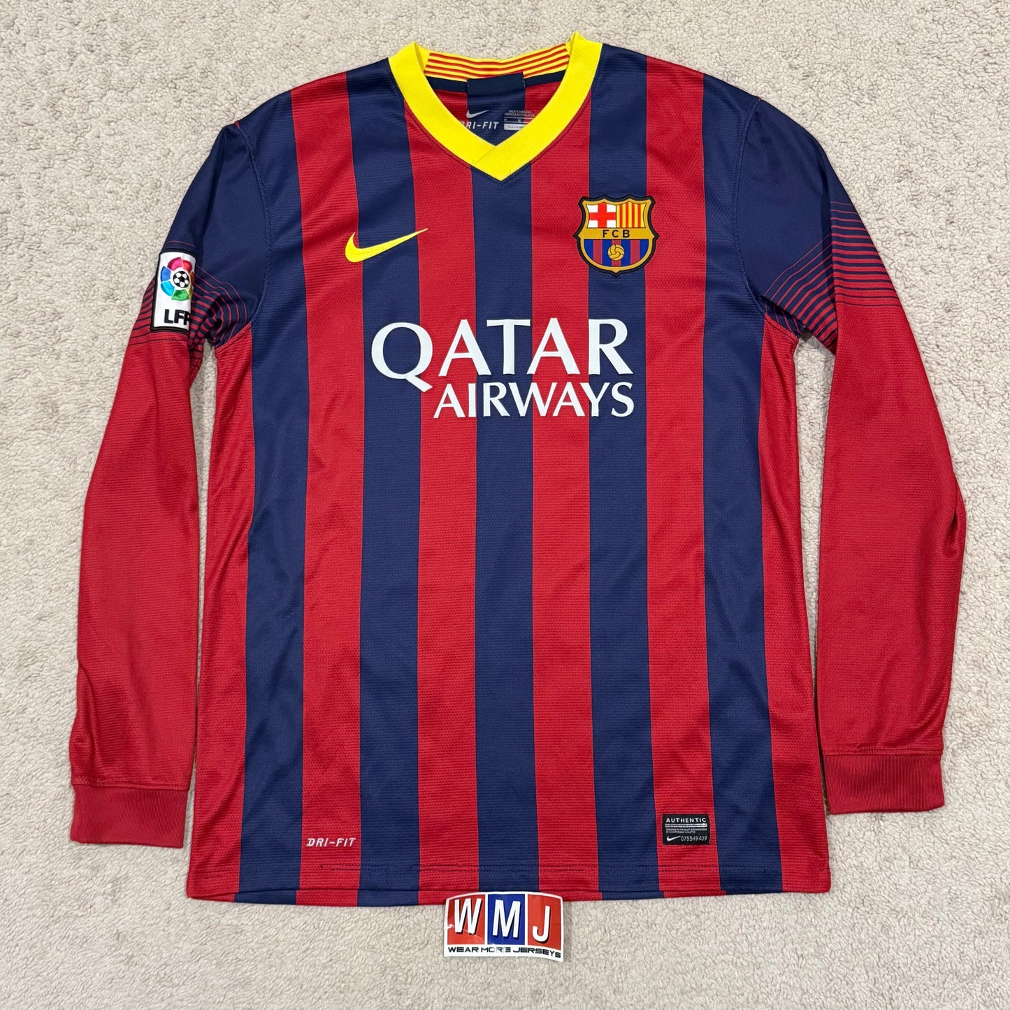 Barcelona 2013/14 home LONG SLEEVES x Neymar Jr #11 (M)
