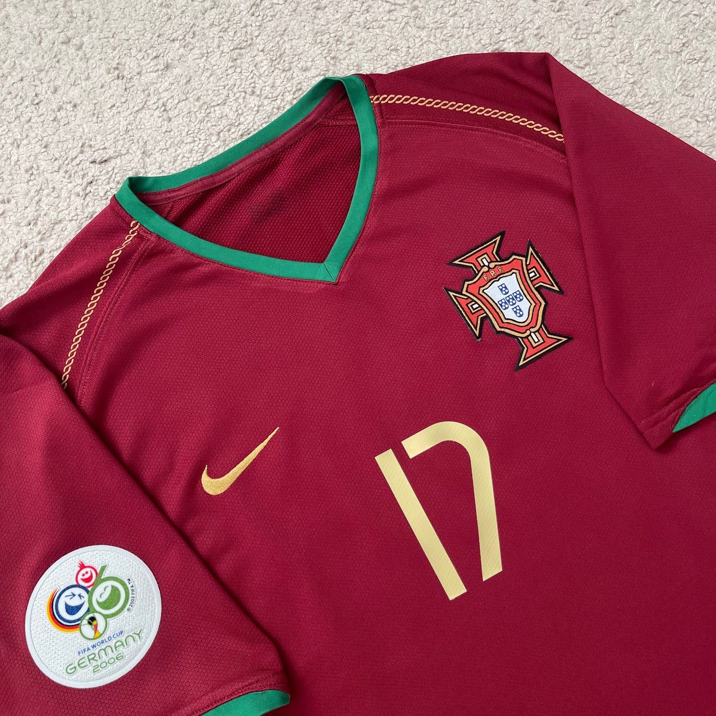 Portugal 2006 World Cup home x Cristiano Ronaldo #17 (L)