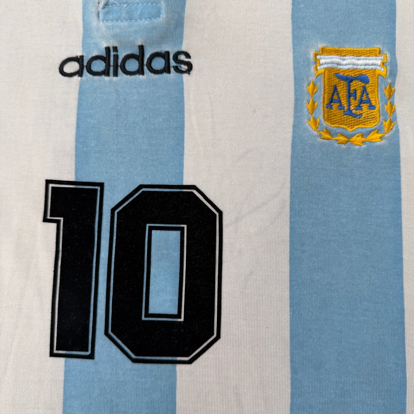 Argentina 1994 World Cup home LONG SLEEVES x Diego Armando Maradona #10 (L)