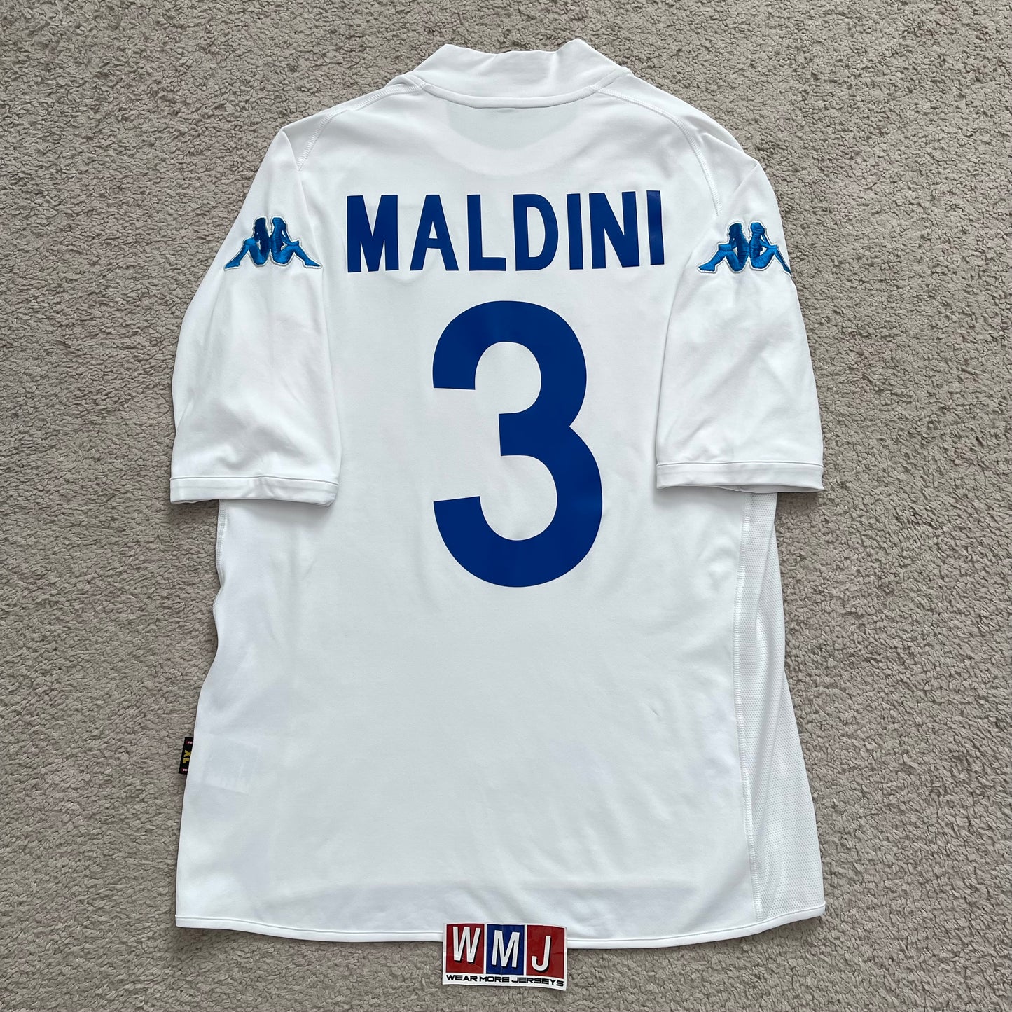 Italy 2002 World Cup away x Paolo Maldini #3 (XL - fits like M)
