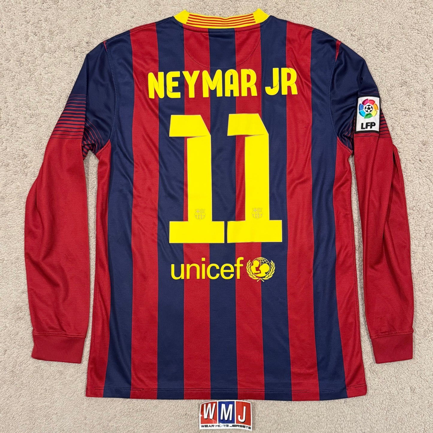 Barcelona 2013/14 home LONG SLEEVES x Neymar Jr #11 (M)