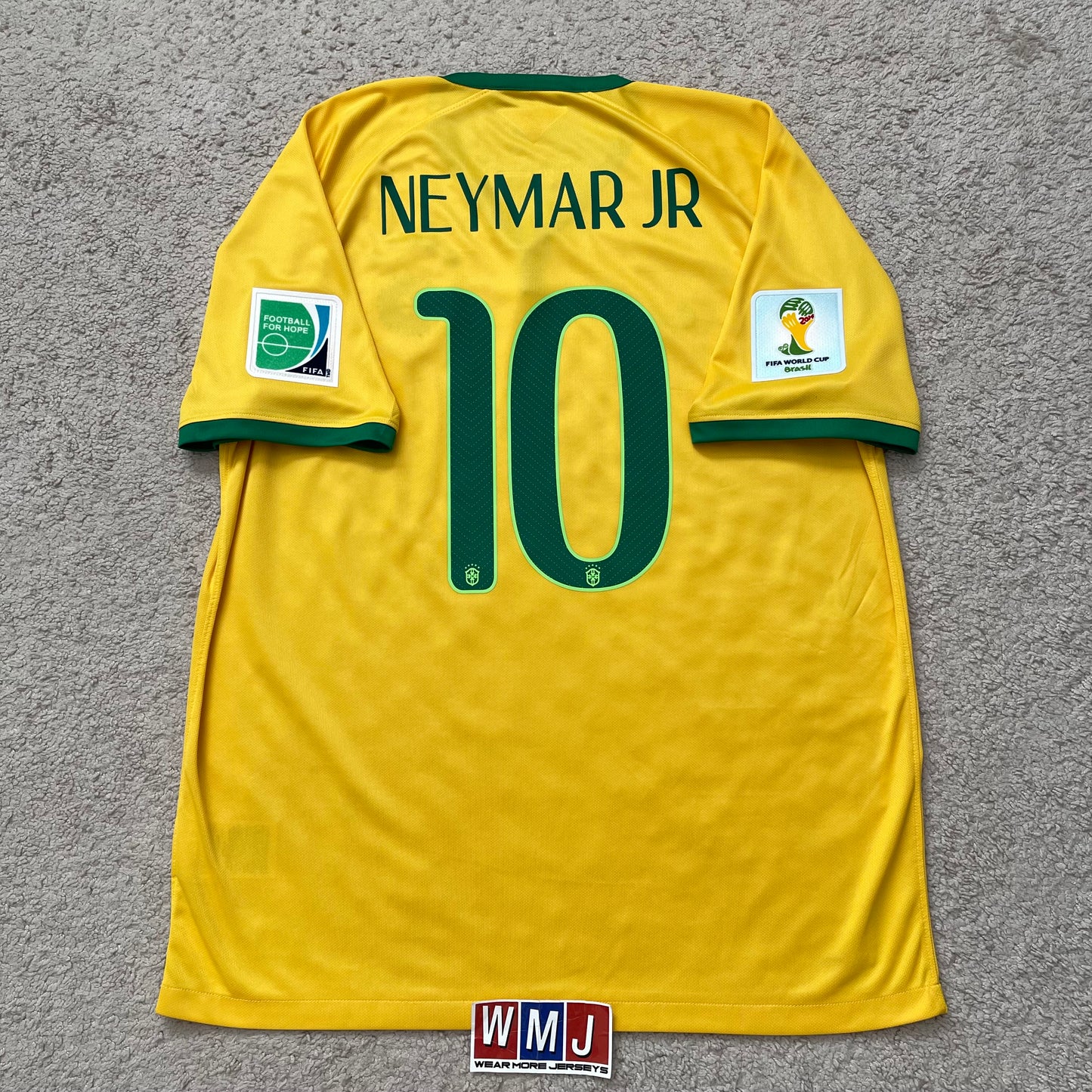 Brazil 2014 World Cup home x Neymar Jr #10 (L)