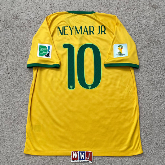 Brazil 2014 World Cup home x Neymar Jr #10 (L)