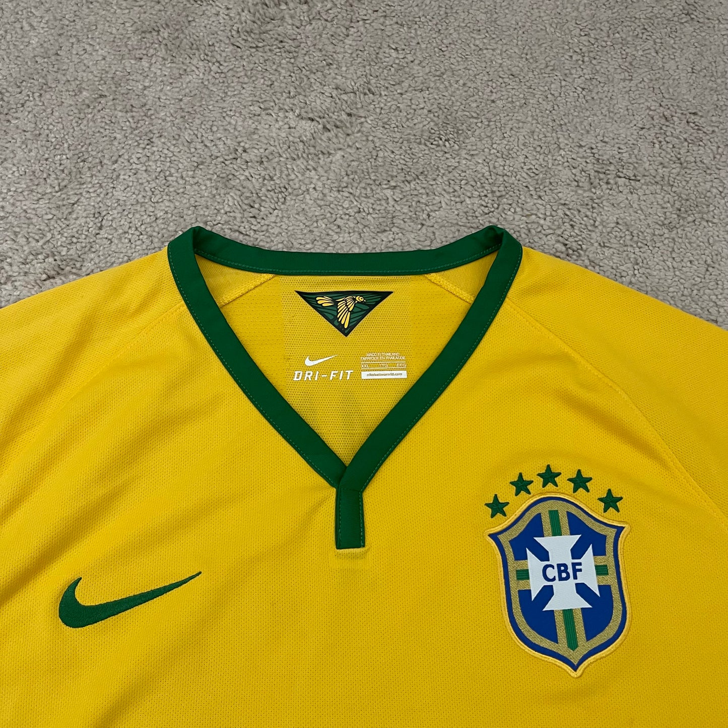 Brazil 2014 World Cup home PLAYER VERSION x Neymar Jr #10 (XXL)