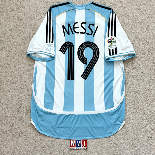 Argentina 2006 World Cup home x Messi #19 (L)