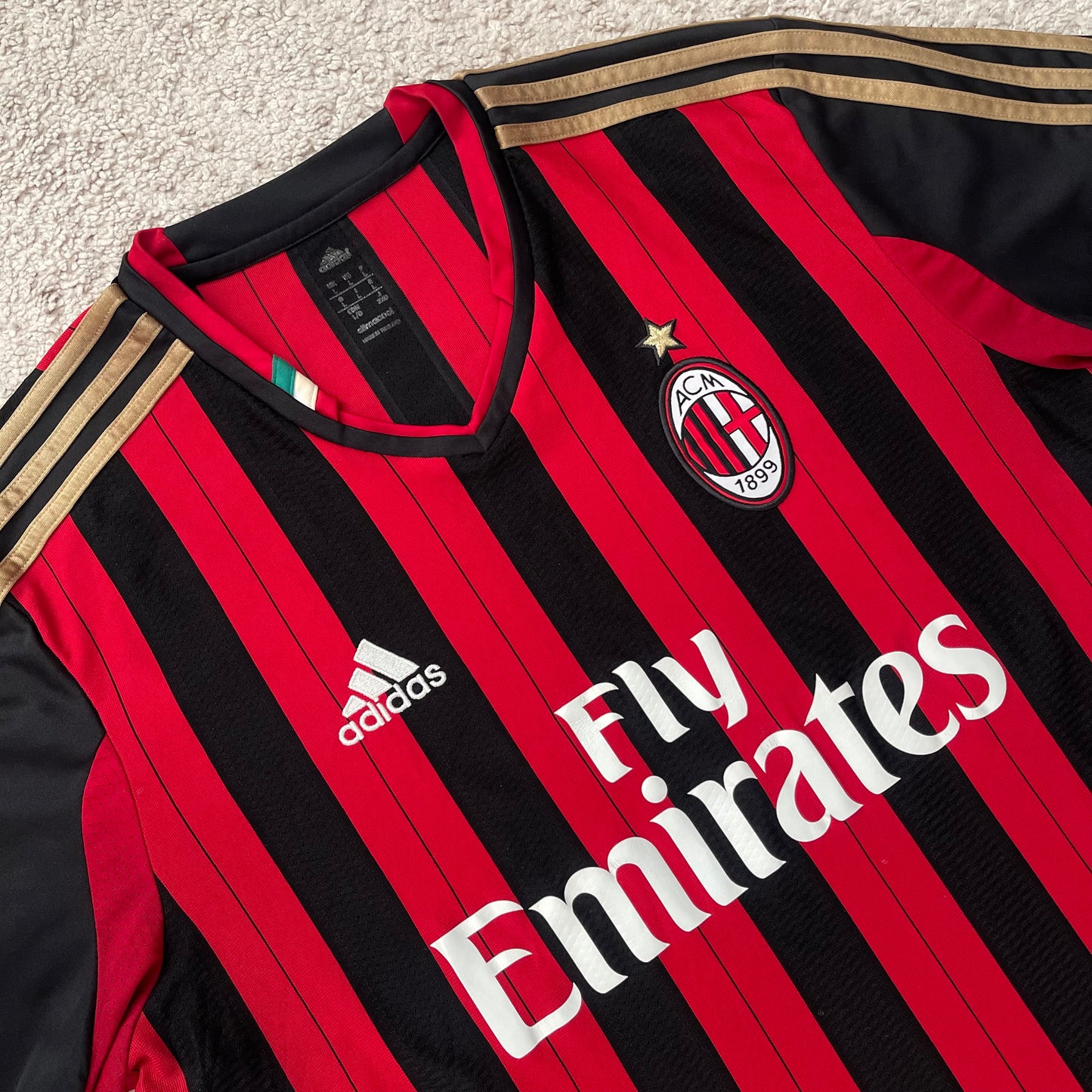 AC Milan 2013/14 home x Mario Balotelli #45 (L)