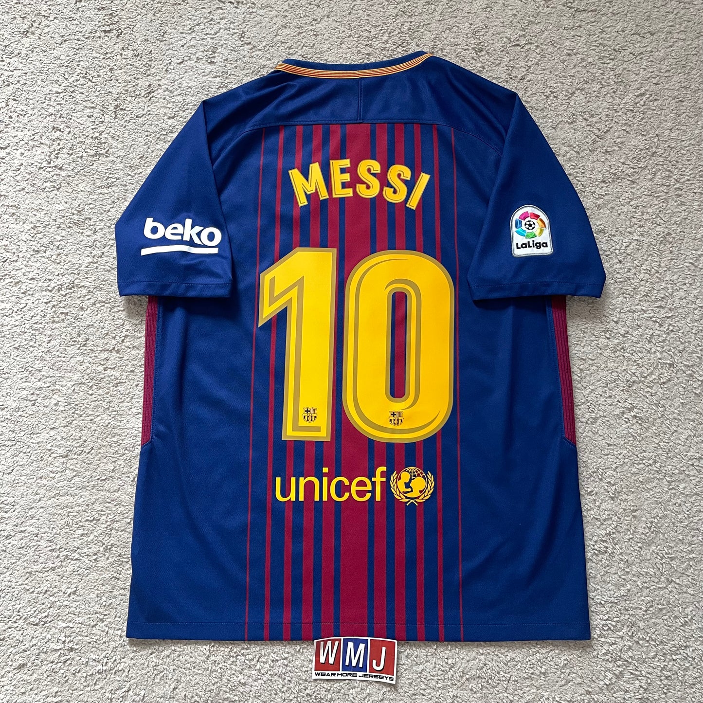 Barcelona 2017/18 home x Messi #10 (L)