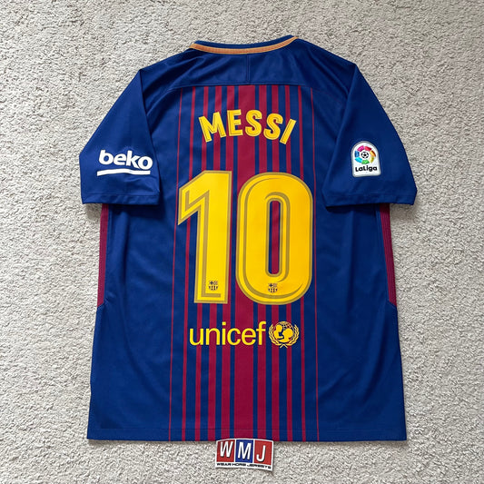 Barcelona 2017/18 home x Messi #10 (L)